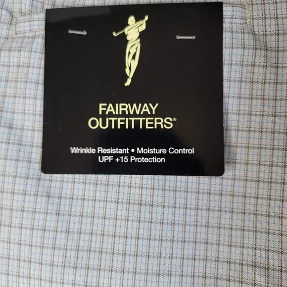 Fairway Outfitters Men's Multicolor  Plaid‎ Chino Casual Golf Shorts Size 38 NWT - Picture 5 of 12